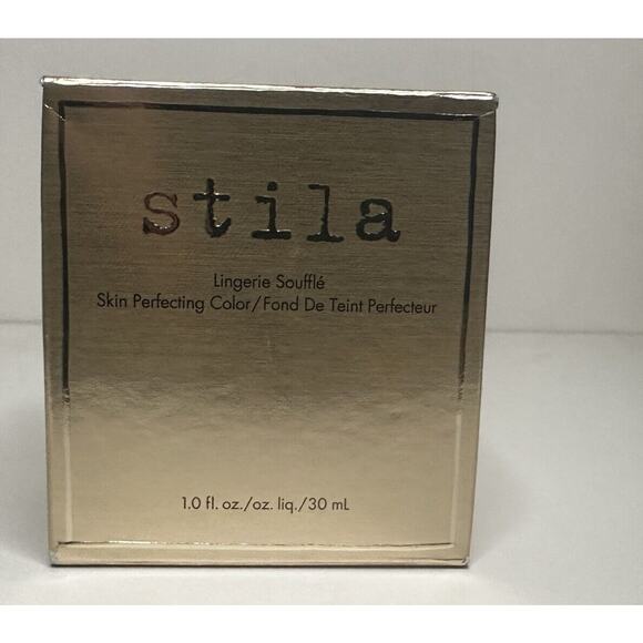 Stila Lingerie Souffle Skin Perfecting Color 1.0oz Shade 8.0 Foundation msrp $38 - Picture 3 of 4